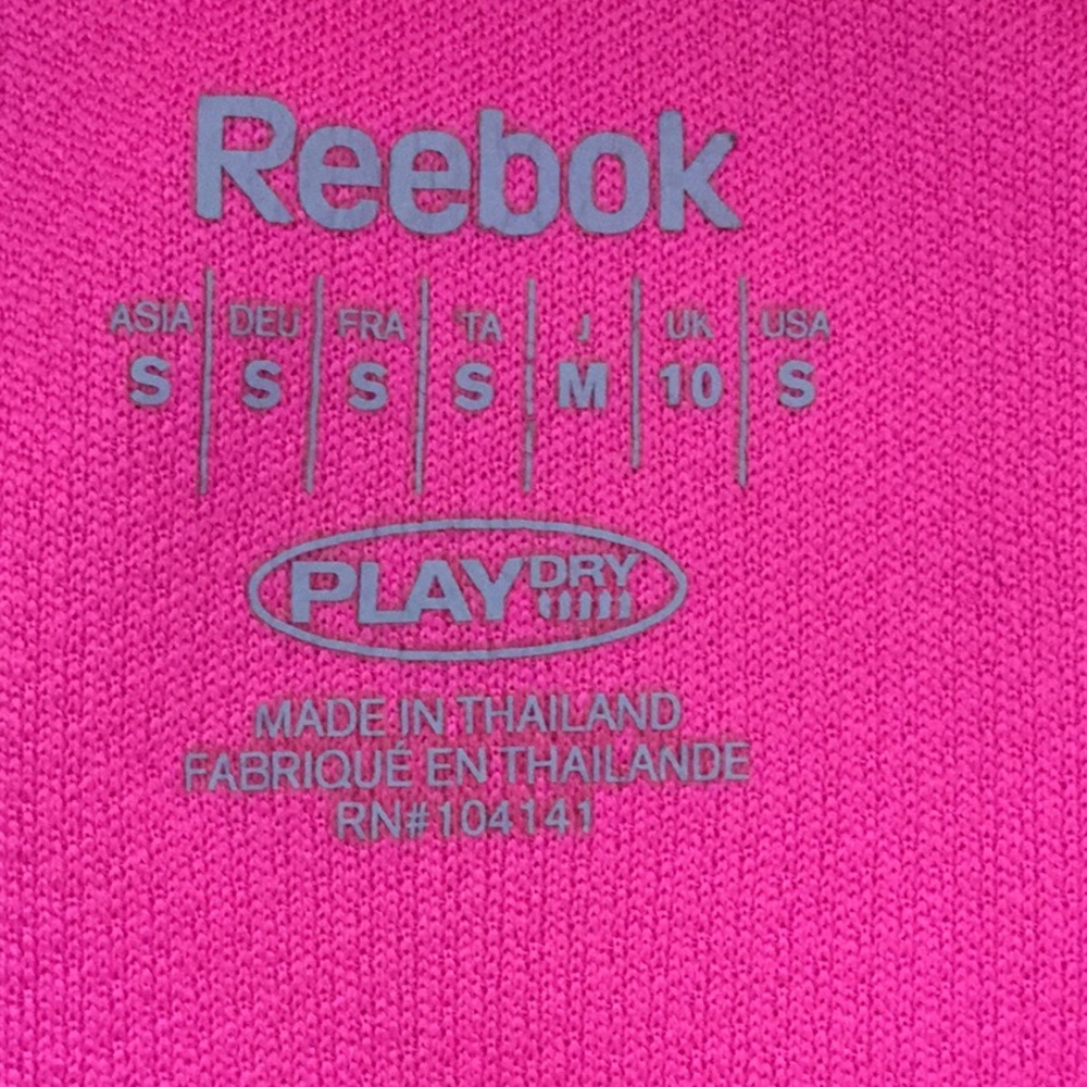 Reebok Pink quarter zip long jacket Small - Picture 2 of 2
